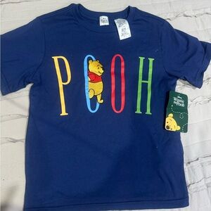 Disney Winnie the Pooh T-shirt navy big kids fits like baby Tee